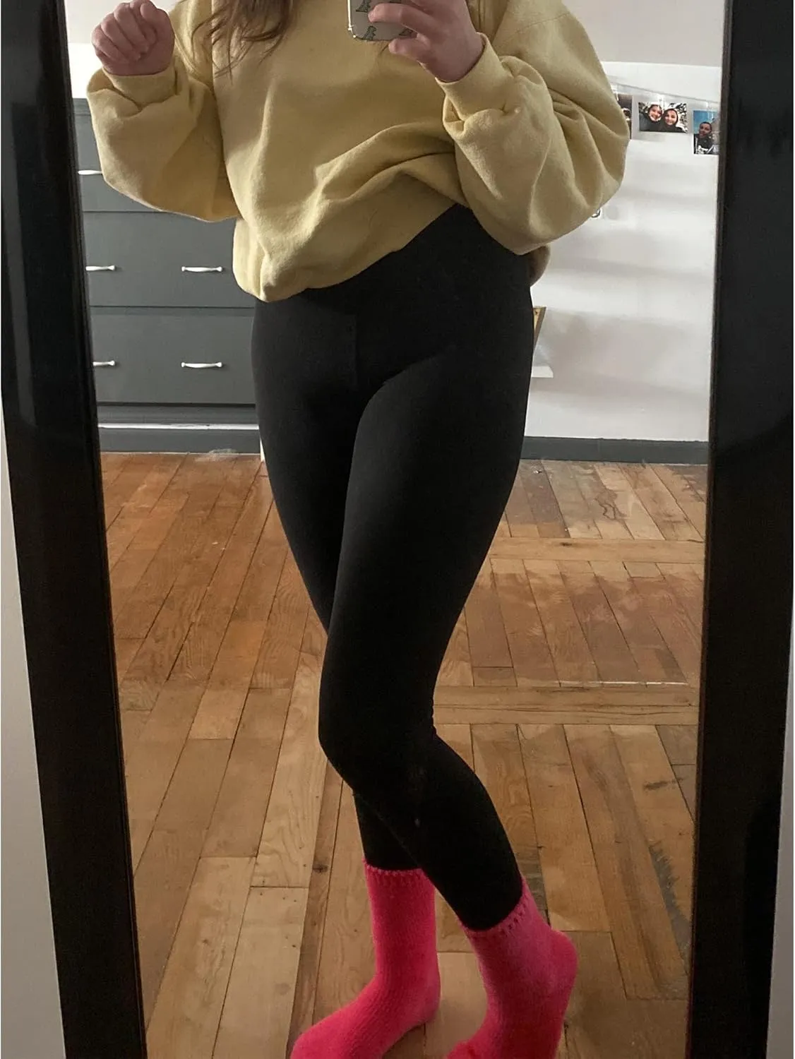 AHLW Buttery Soft High Waisted Leggings for Women Elastic Skin-Friendly Comfortable Yoga Pants Daily Casual Leggings