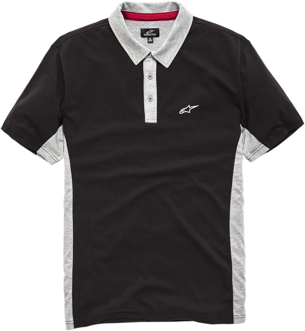 ALPINESTARS Champion Polo Shirt - Black/Gray - Large 1210415001028L