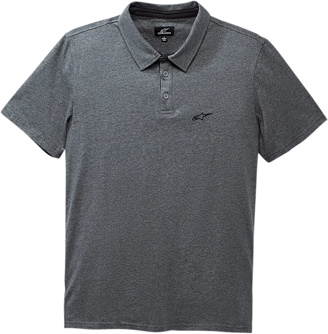 ALPINESTARS Eternal Polo Shirt - Heather Charcoal - Large 101841004191BL