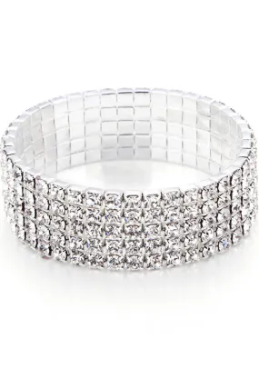Attractive Alloy/Crystal Ladies' Bracelets