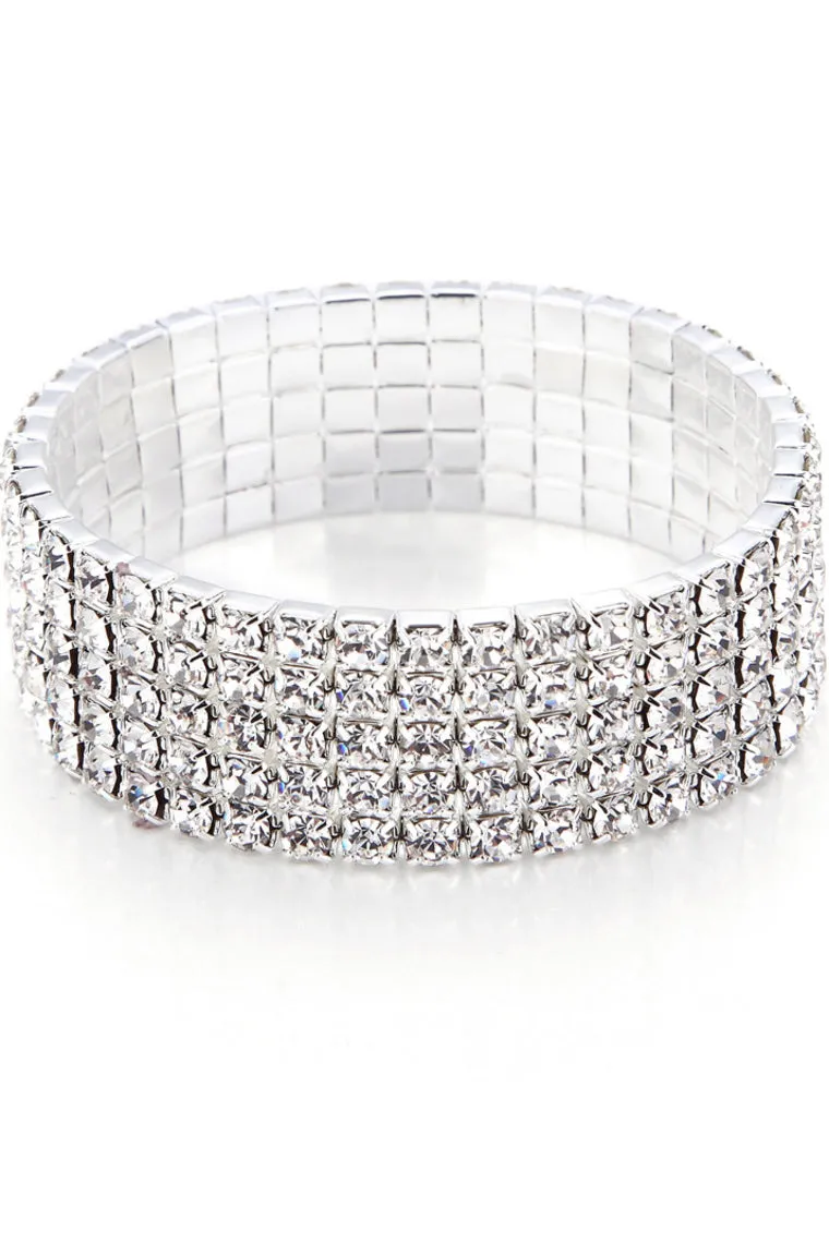 Attractive Alloy/Crystal Ladies' Bracelets