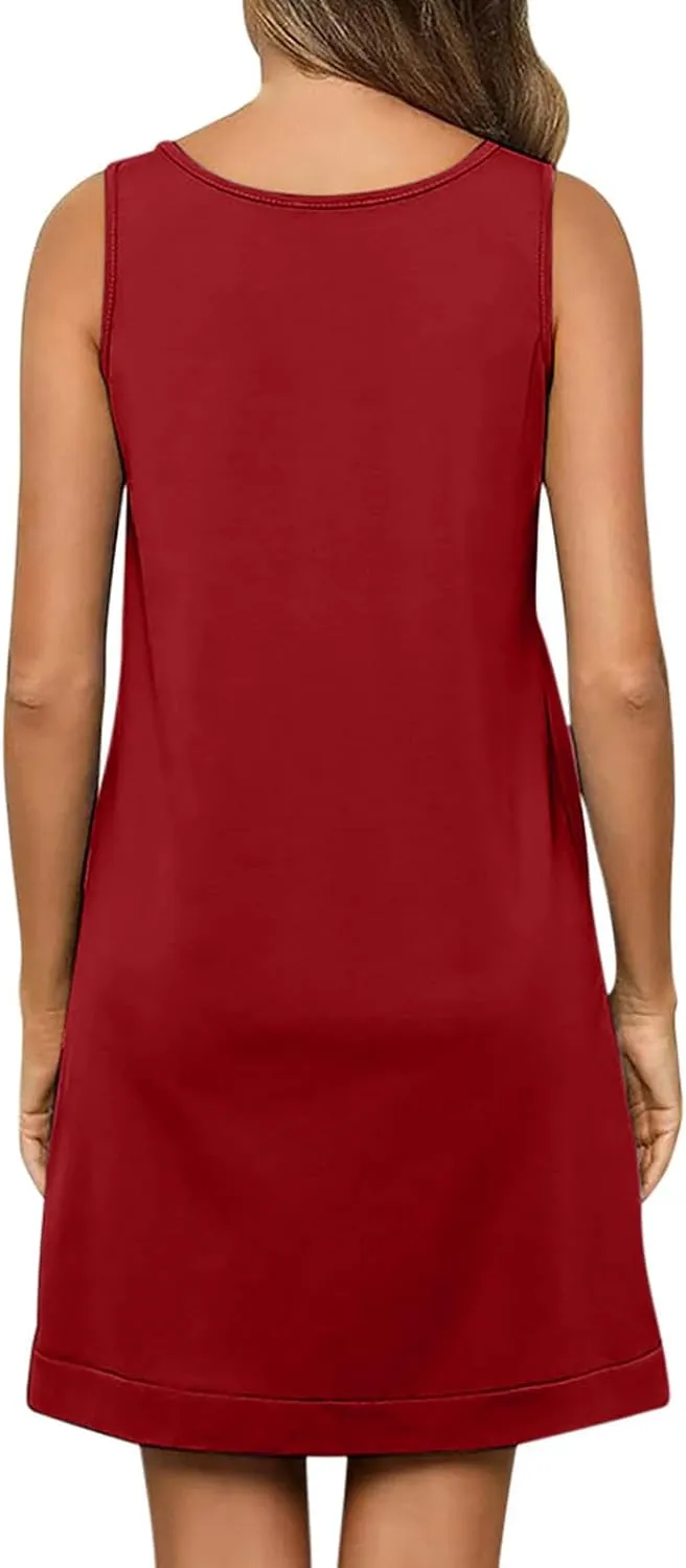 Beach Dresses for Women 2025 Vacation Sexy Mini Sundress Comfortable Soft Dress Summer Casual Loose Midi Dresses