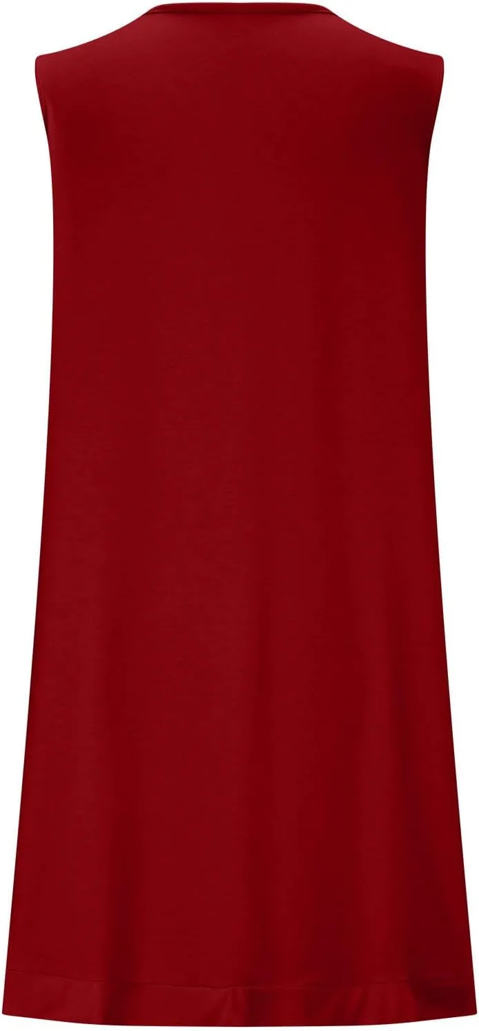 Beach Dresses for Women 2025 Vacation Sexy Mini Sundress Comfortable Soft Dress Summer Casual Loose Midi Dresses