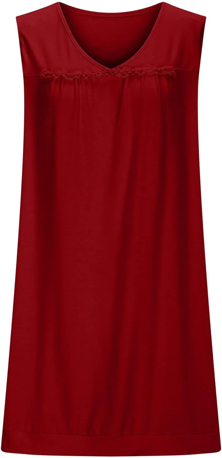 Beach Dresses for Women 2025 Vacation Sexy Mini Sundress Comfortable Soft Dress Summer Casual Loose Midi Dresses