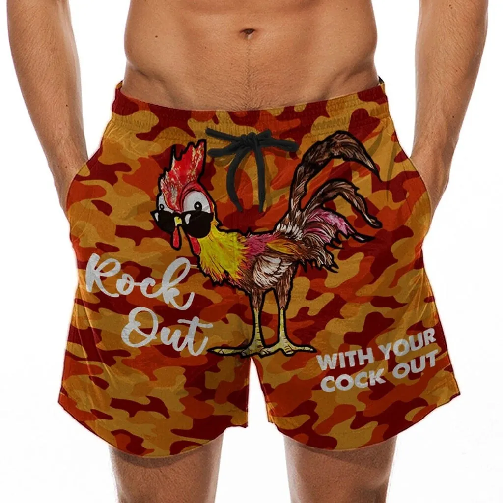 Casual Printed Beach Shorts