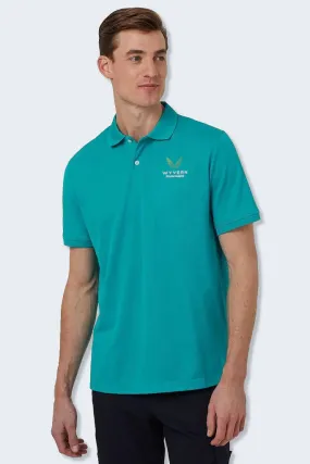 CATJ2M WYVERN NNT Active Men's Antibacterial Short Sleeve Polo Mint
