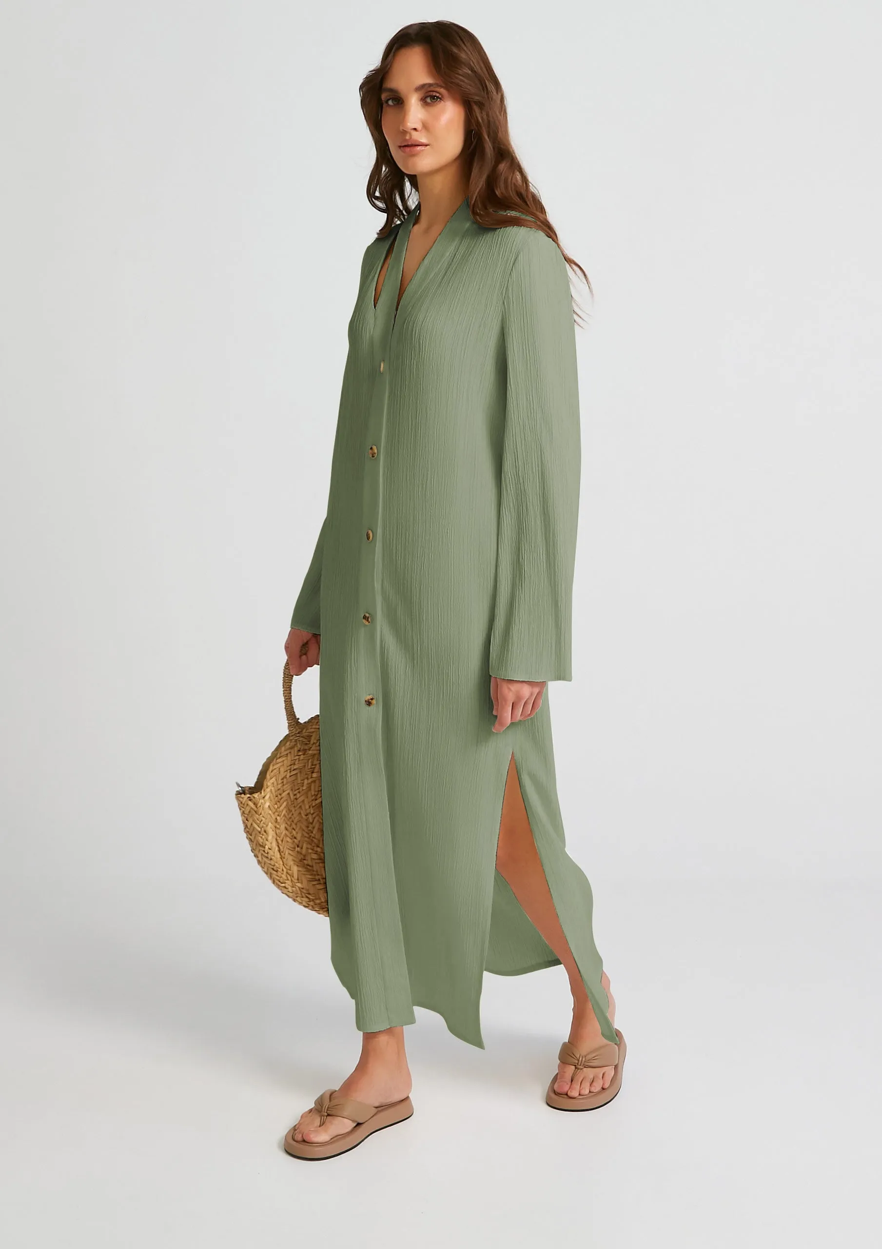 Chic Elegant Kaftan (Mint)