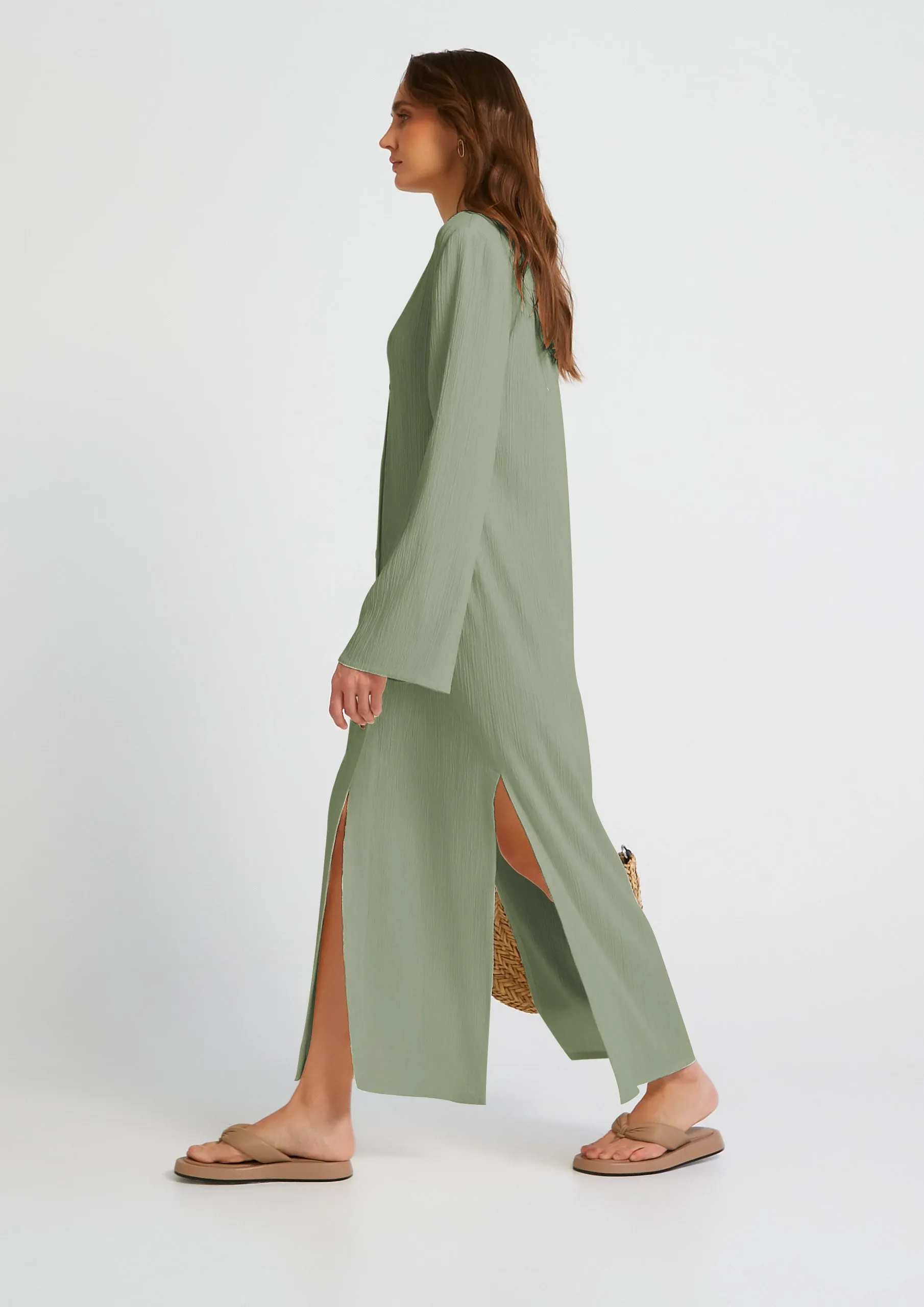 Chic Elegant Kaftan (Mint)