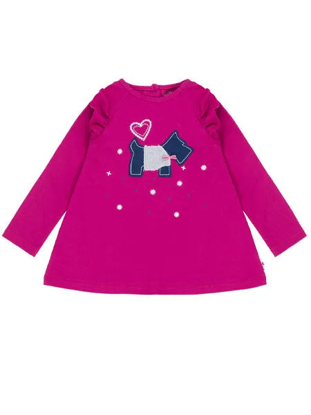 Deux Par Deux Preppy Chic Raspberry Tunic and Legging Set 12M