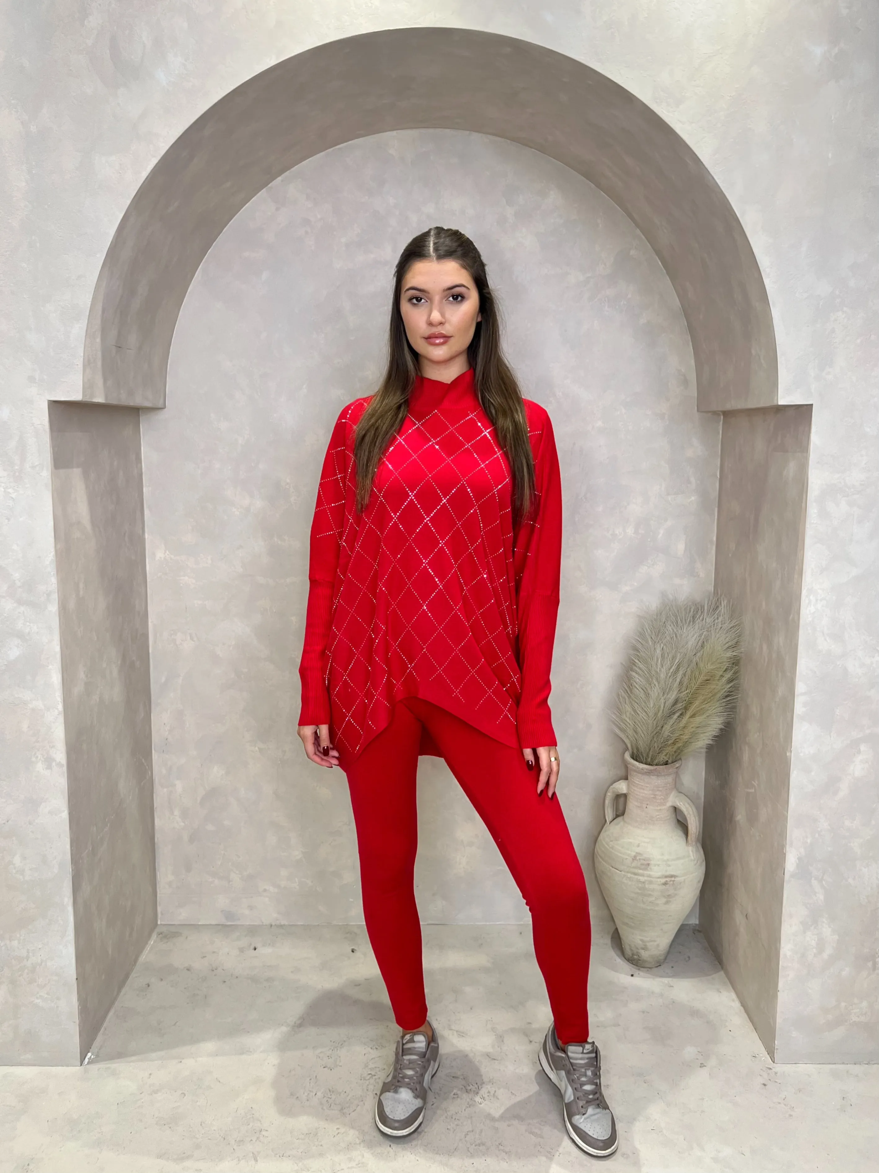 Diamond Embellished Oversize lounge set