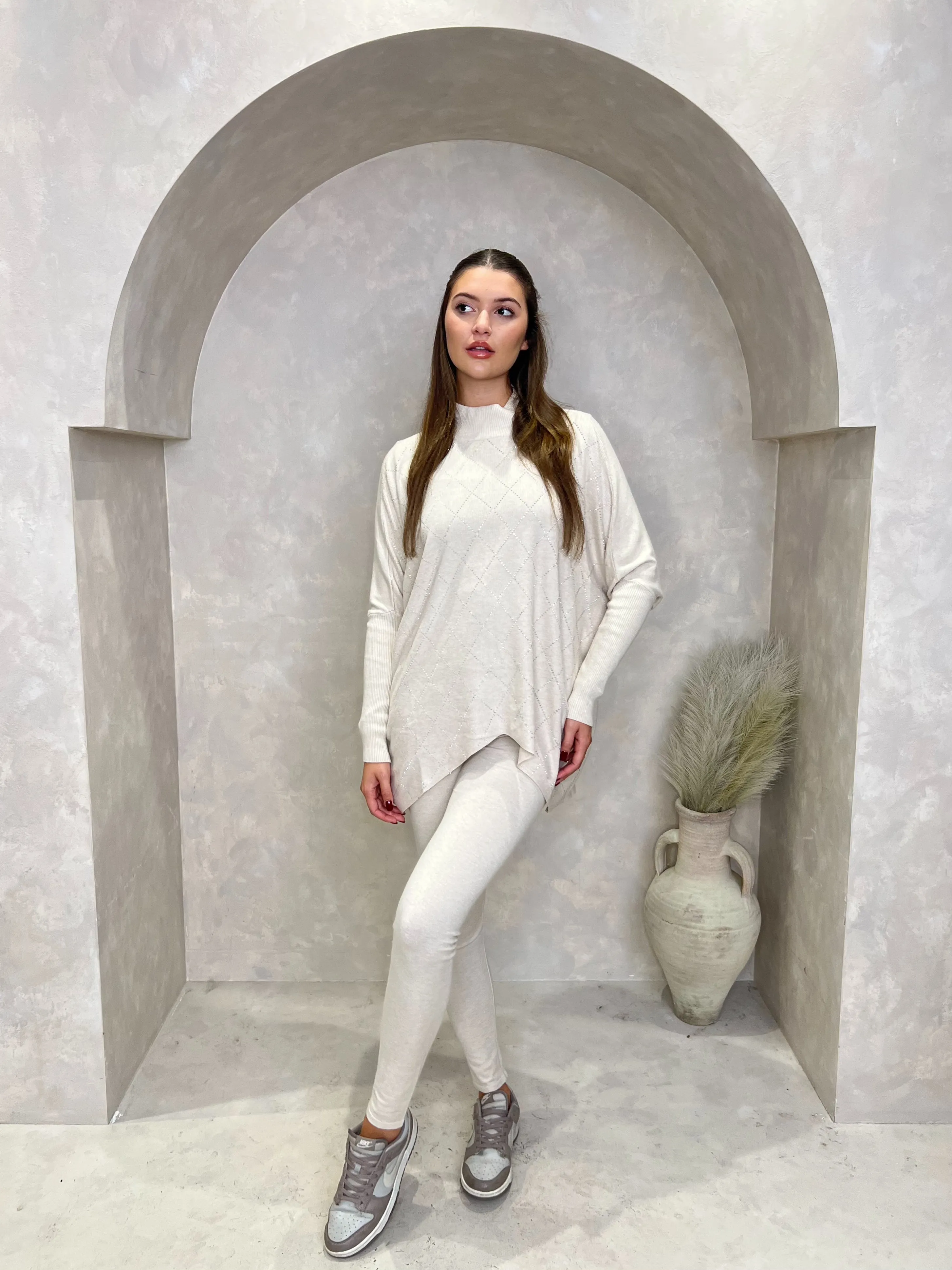 Diamond Embellished Oversize lounge set