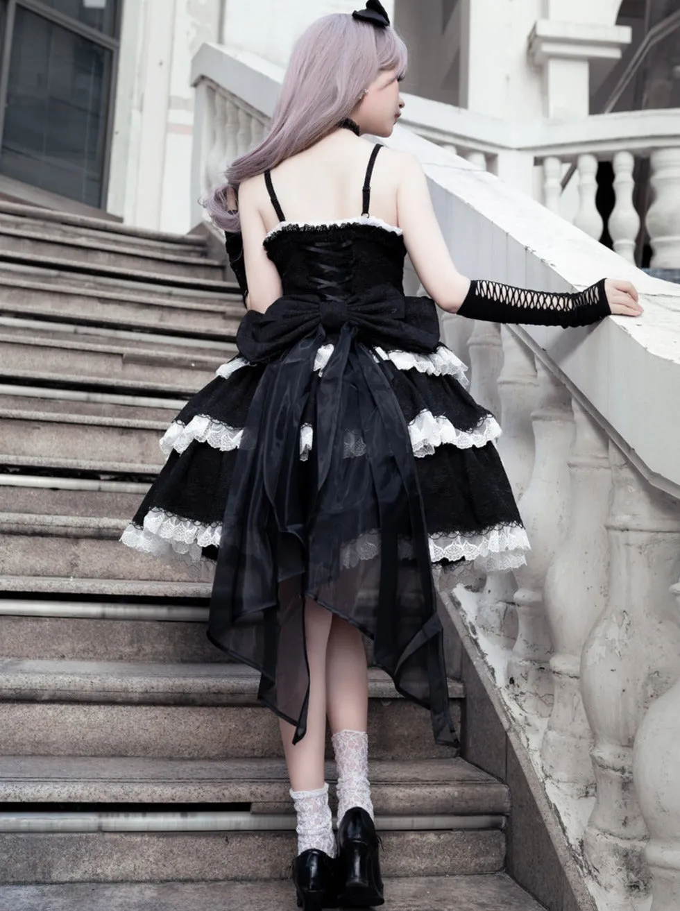 Dress Camisole Lolita Ruffle Chic Cake