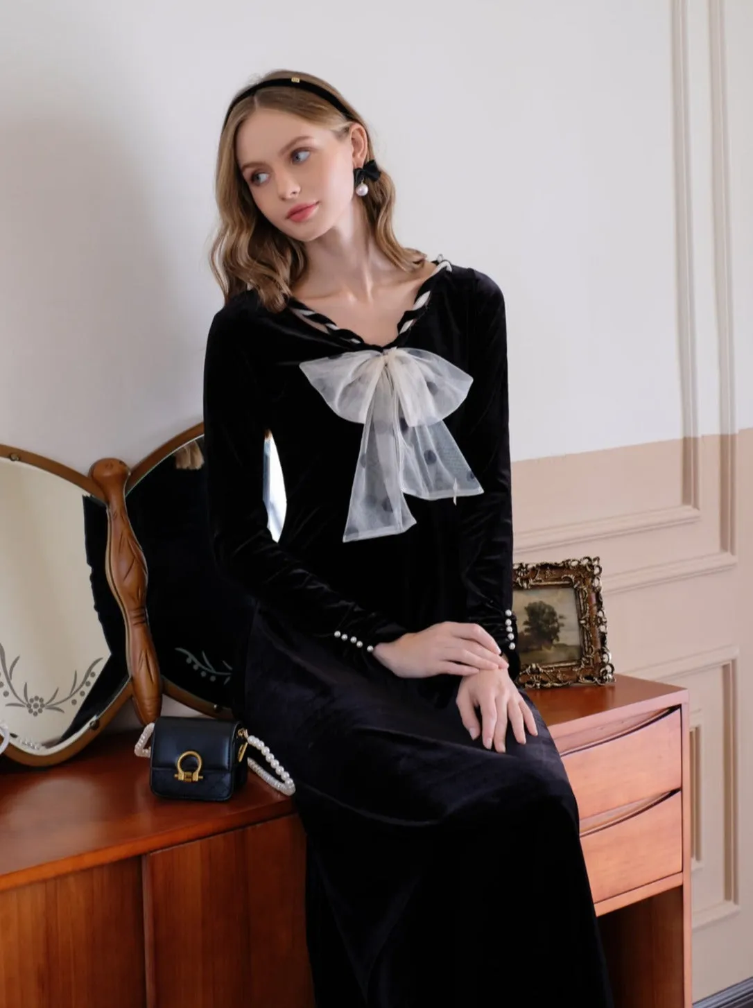 Dress Fragrance Retro Hepburn Chic