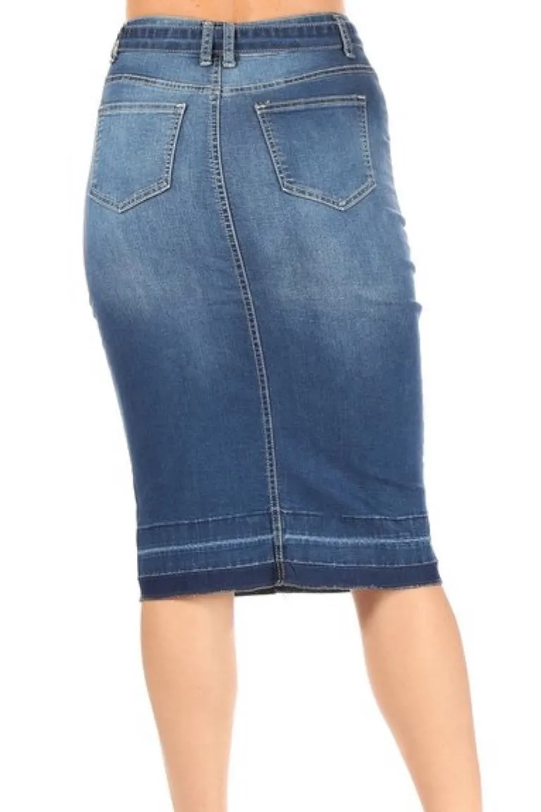 Earlene Denim Skirt