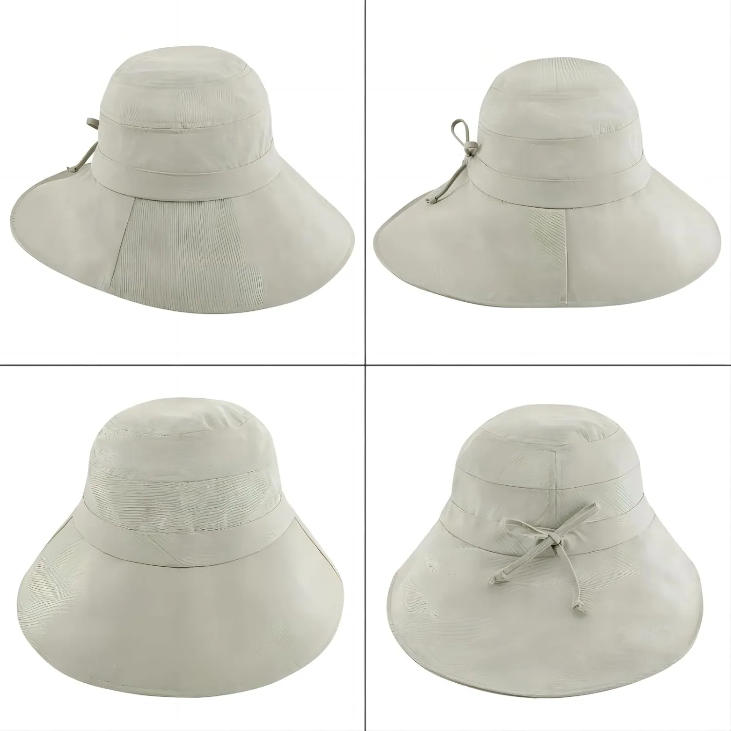 EINSKEY Women's Sun Hat with Neck Flap, UPF 50  UV Protection Wide Brim Packable Cotton Hat for Fishing Hiking Garden Beach