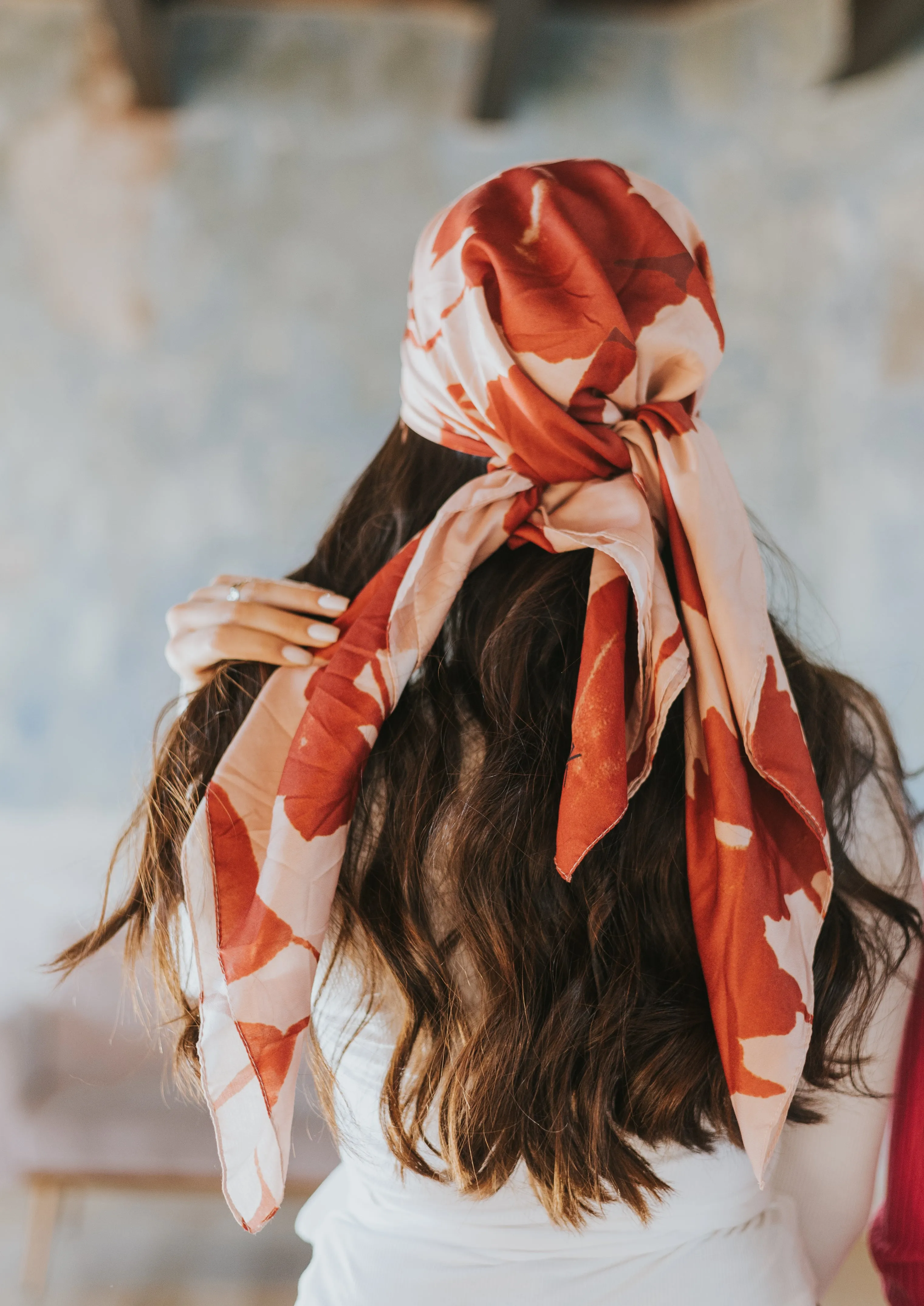 Fall Shadow Head Scarf