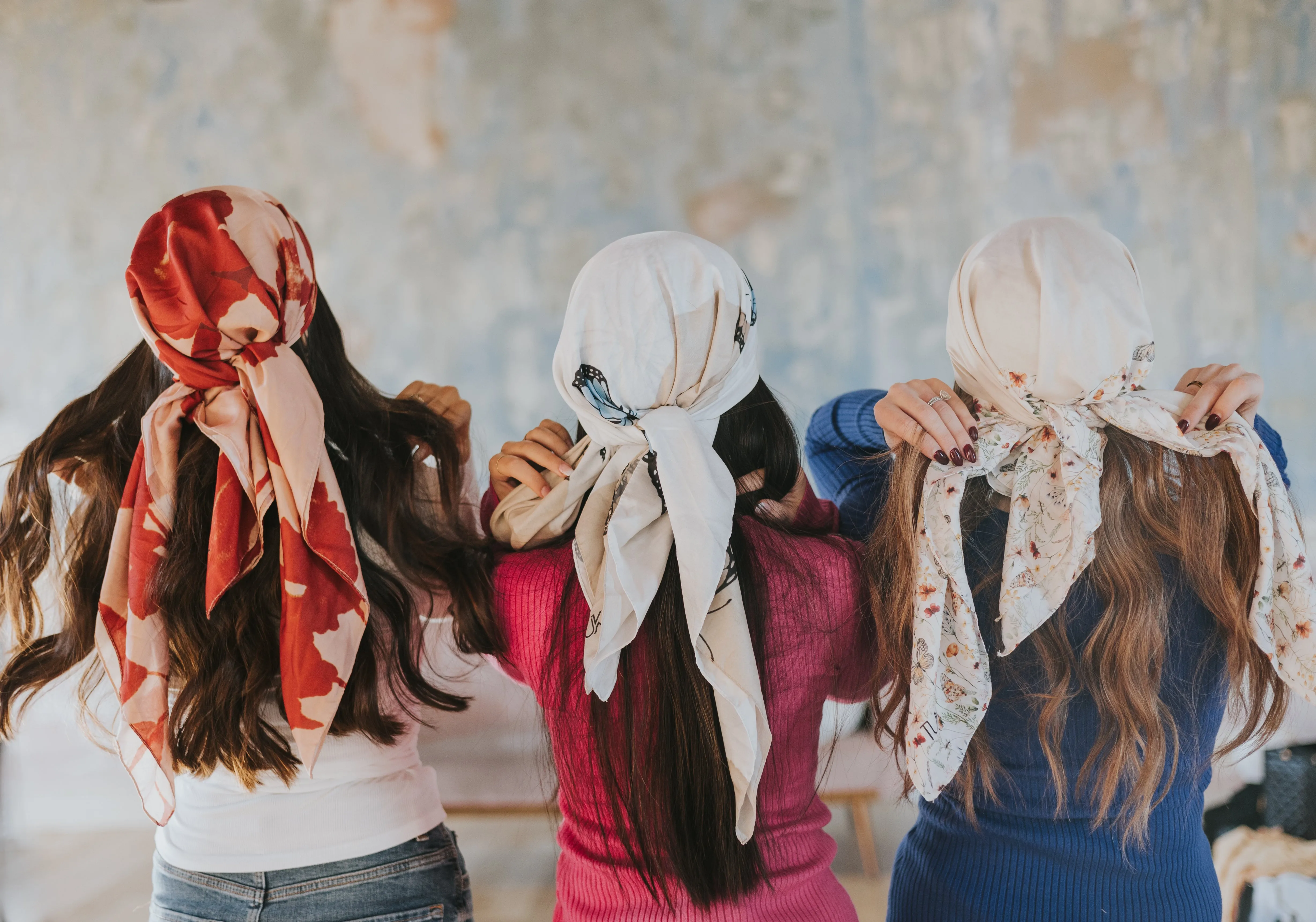 Fall Shadow Head Scarf