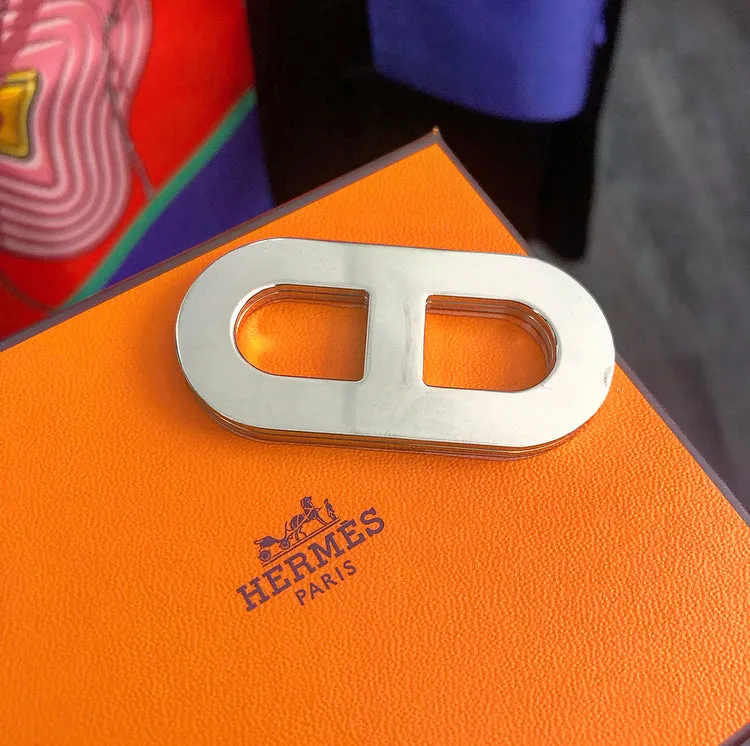 Hermes Chaine D'Ancre Recto Bicolor Scarf Ring