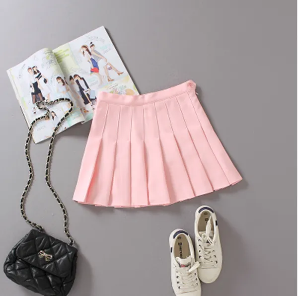 High Waist College Wind Tennis Pleated Skirt AD10098