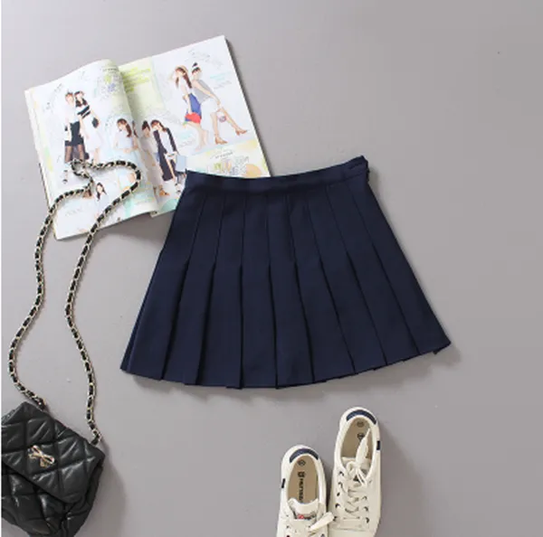High Waist College Wind Tennis Pleated Skirt AD10098