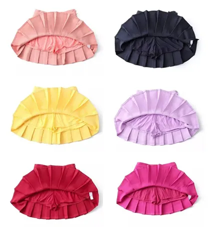 High Waist College Wind Tennis Pleated Skirt AD10098