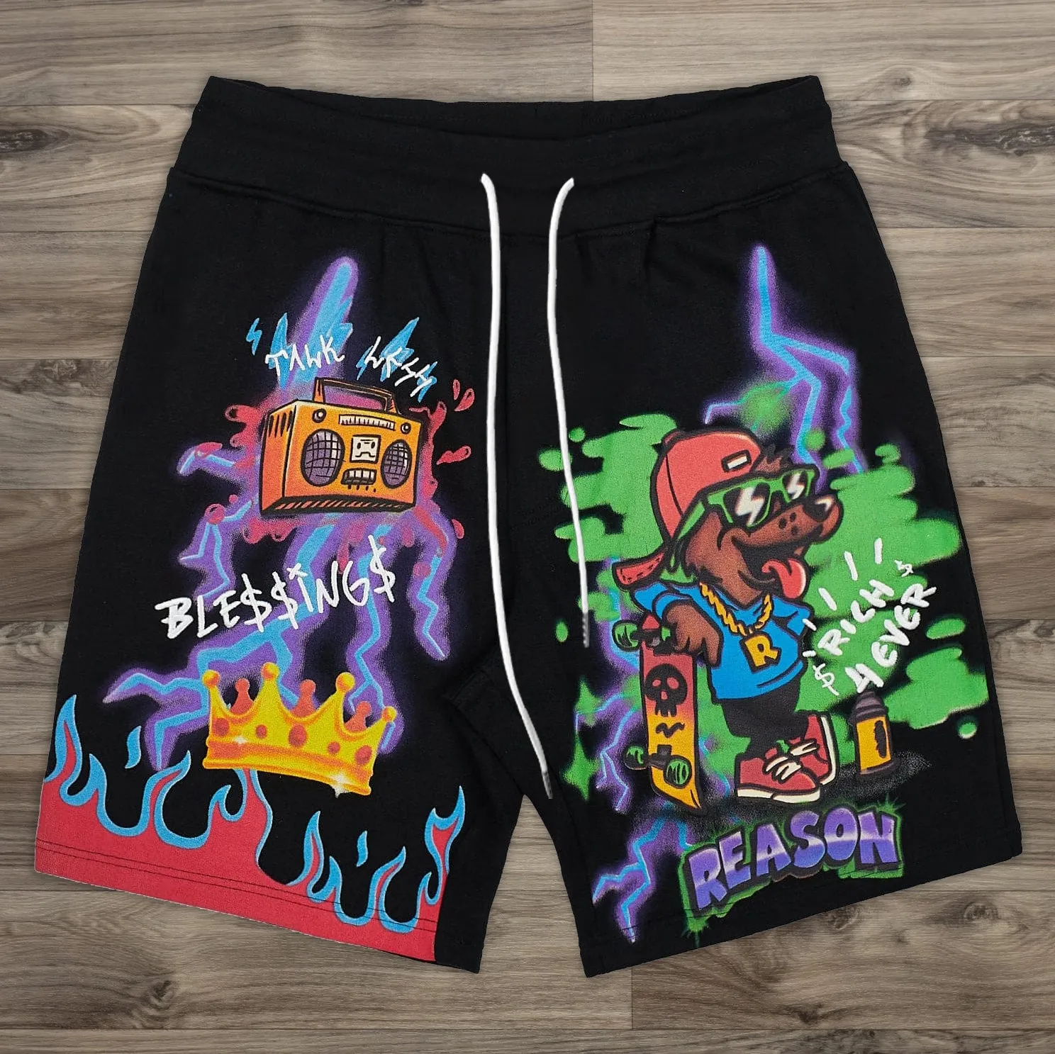 Hip Hop Street Retro Casual Sports Shorts