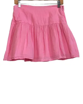 Light Summer Hollyhock Linen Skirt