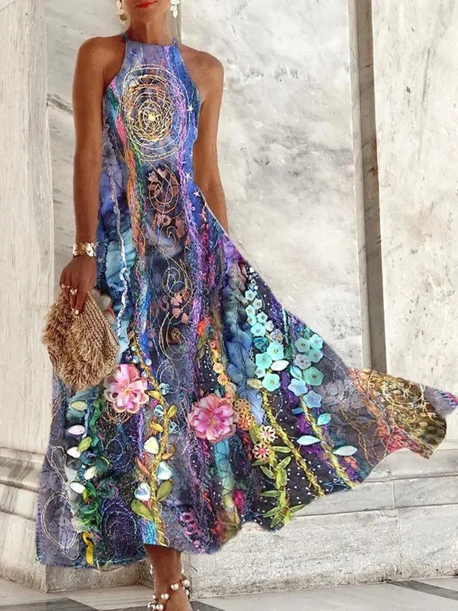 Luna Patterns Chic Maxi Dress