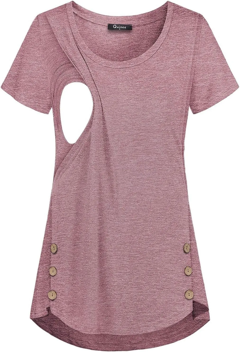 Maternity Nursing Top Summer Casual Pregnant T Shirt Comfy Breathable Pregnancy Breastfeeding Blouse Lightweight Tank