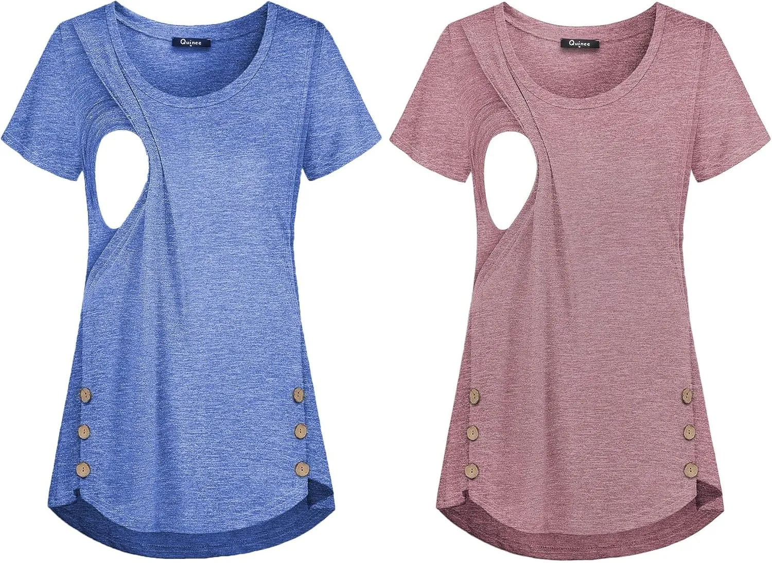 Maternity Nursing Top Summer Casual Pregnant T Shirt Comfy Breathable Pregnancy Breastfeeding Blouse Lightweight Tank