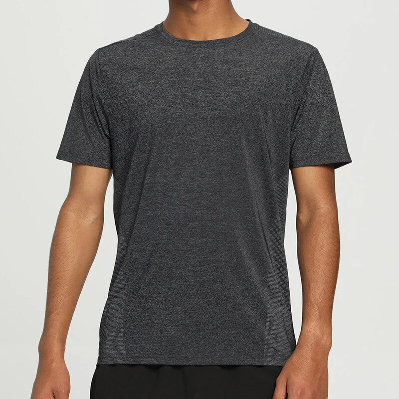 Men Round Neck Breathable T-Shirt for Sports & Gym