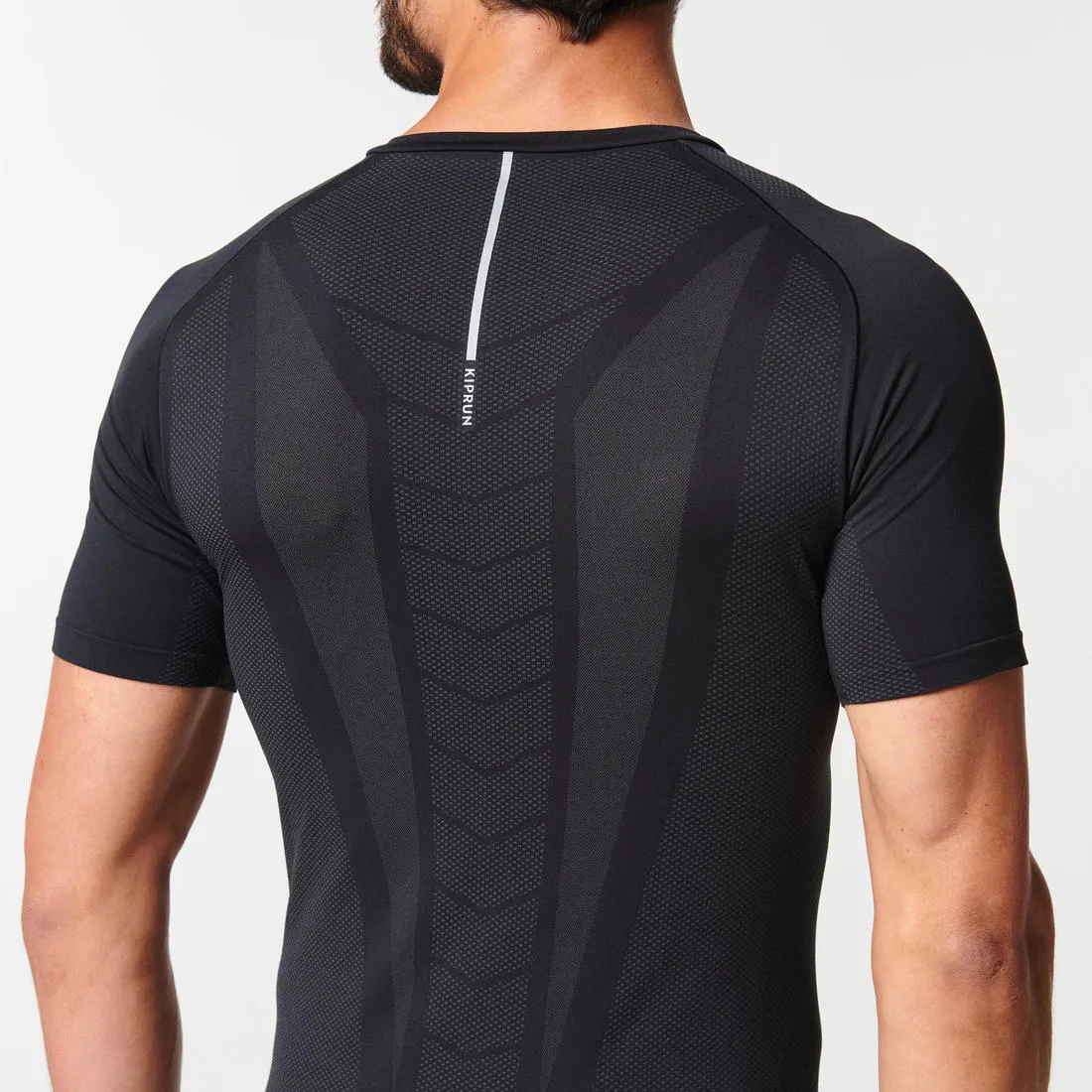 Men’s Breathable Running T-shirt - Kiprun Skincare Black