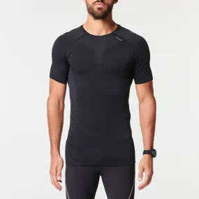 Men’s Breathable Running T-shirt - Kiprun Skincare Black