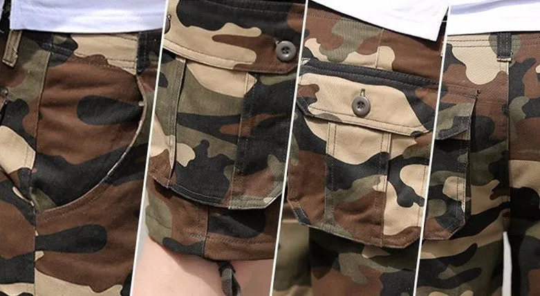 Men's Casual Military Camouflage Shorts