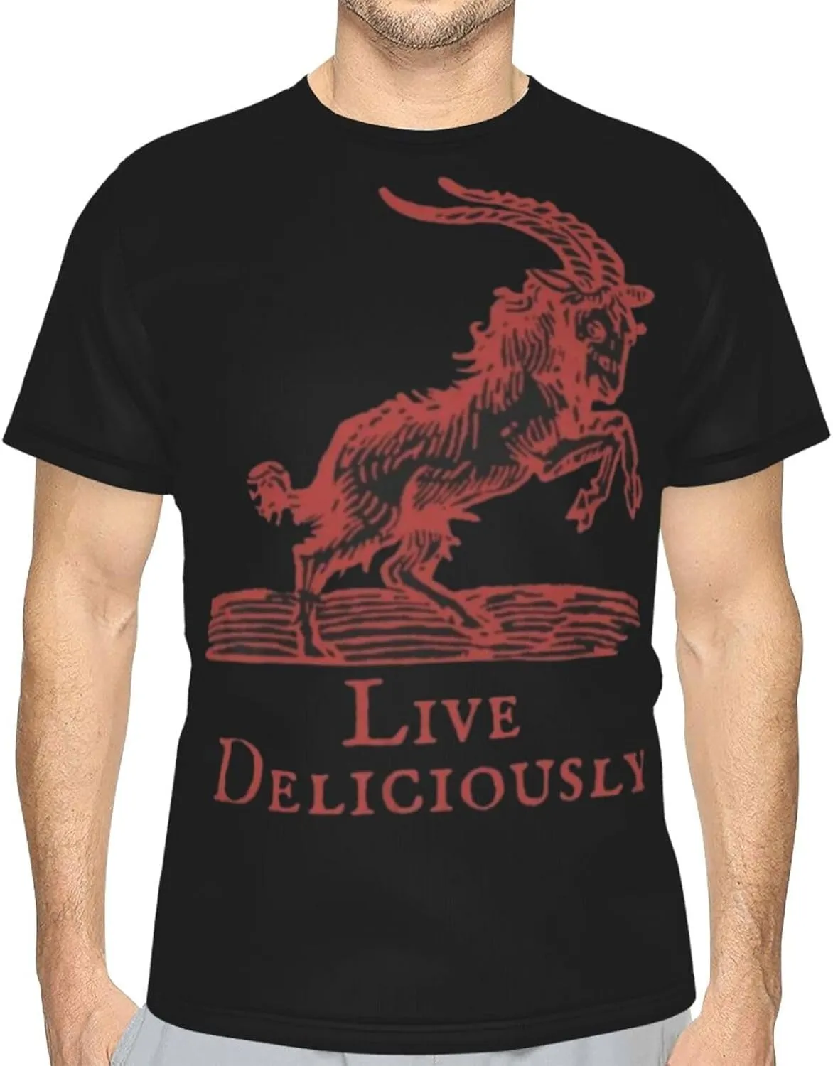 Mens Classic T-ShirtCStretchy Cotton Blend Crewneck, Breathable Tee for All Seasons
