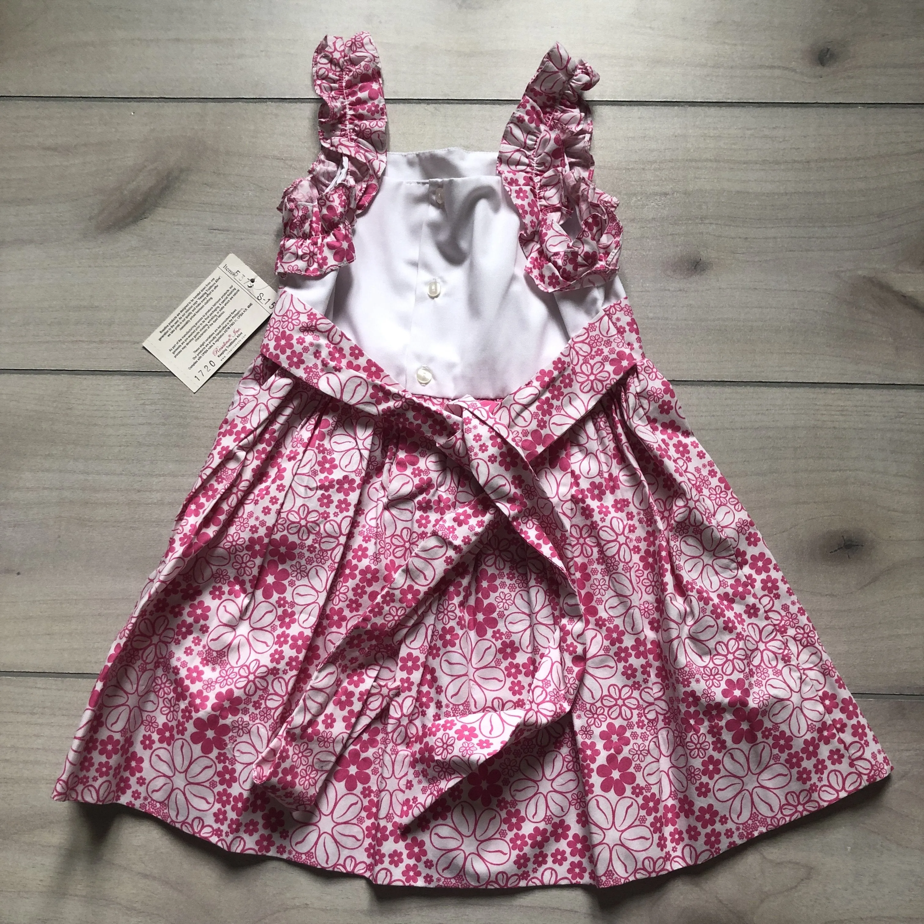 NEW Rosalina Pink & White Floral Dress