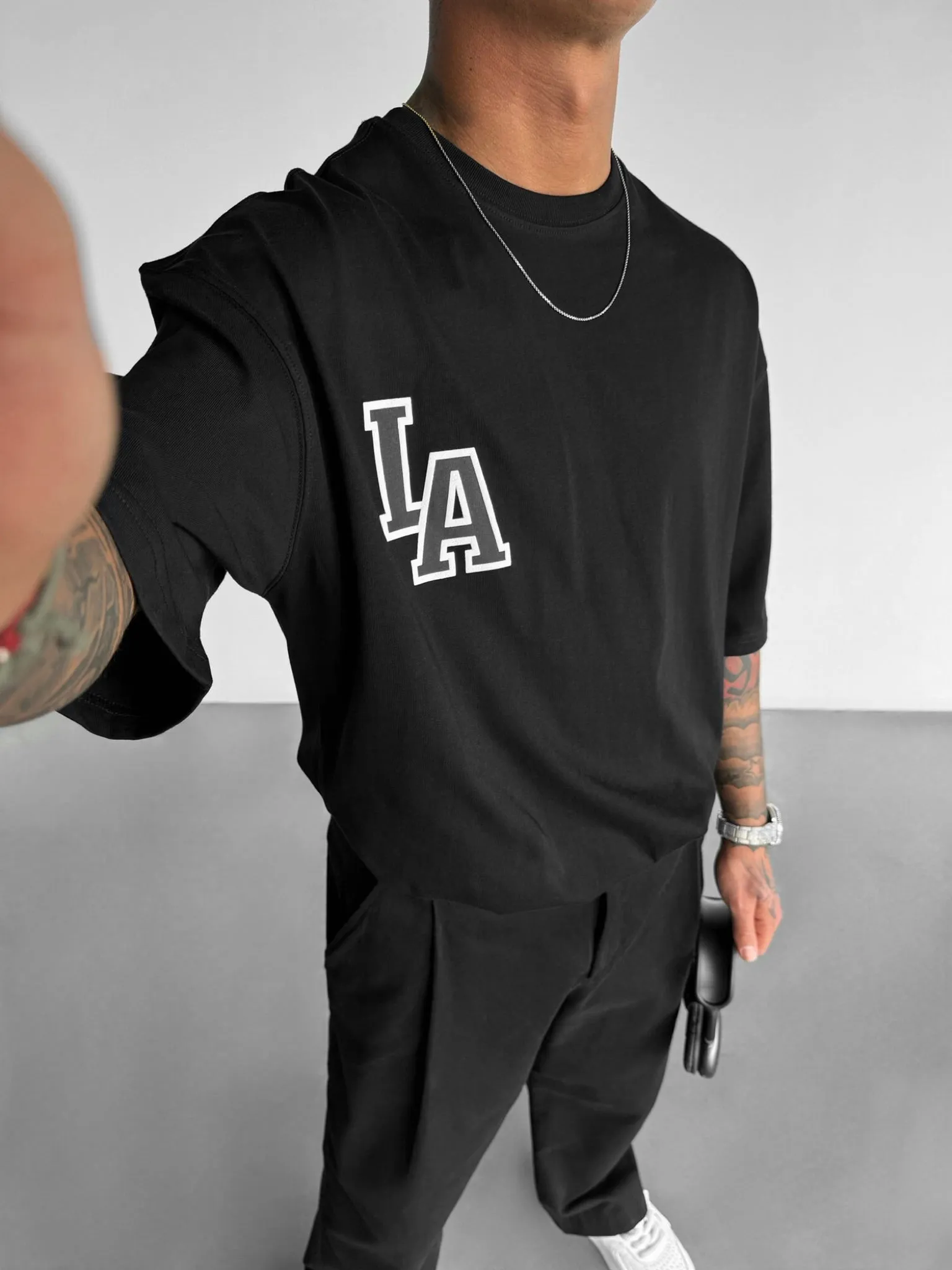 Oversize L.A T-shirt - Black