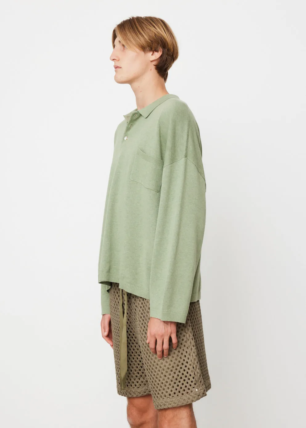 Relaxed Knit Polo