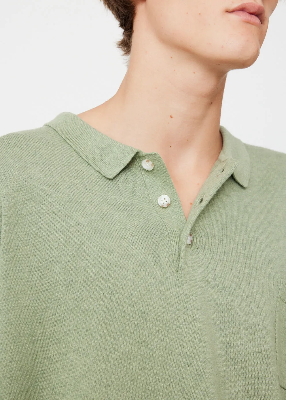 Relaxed Knit Polo