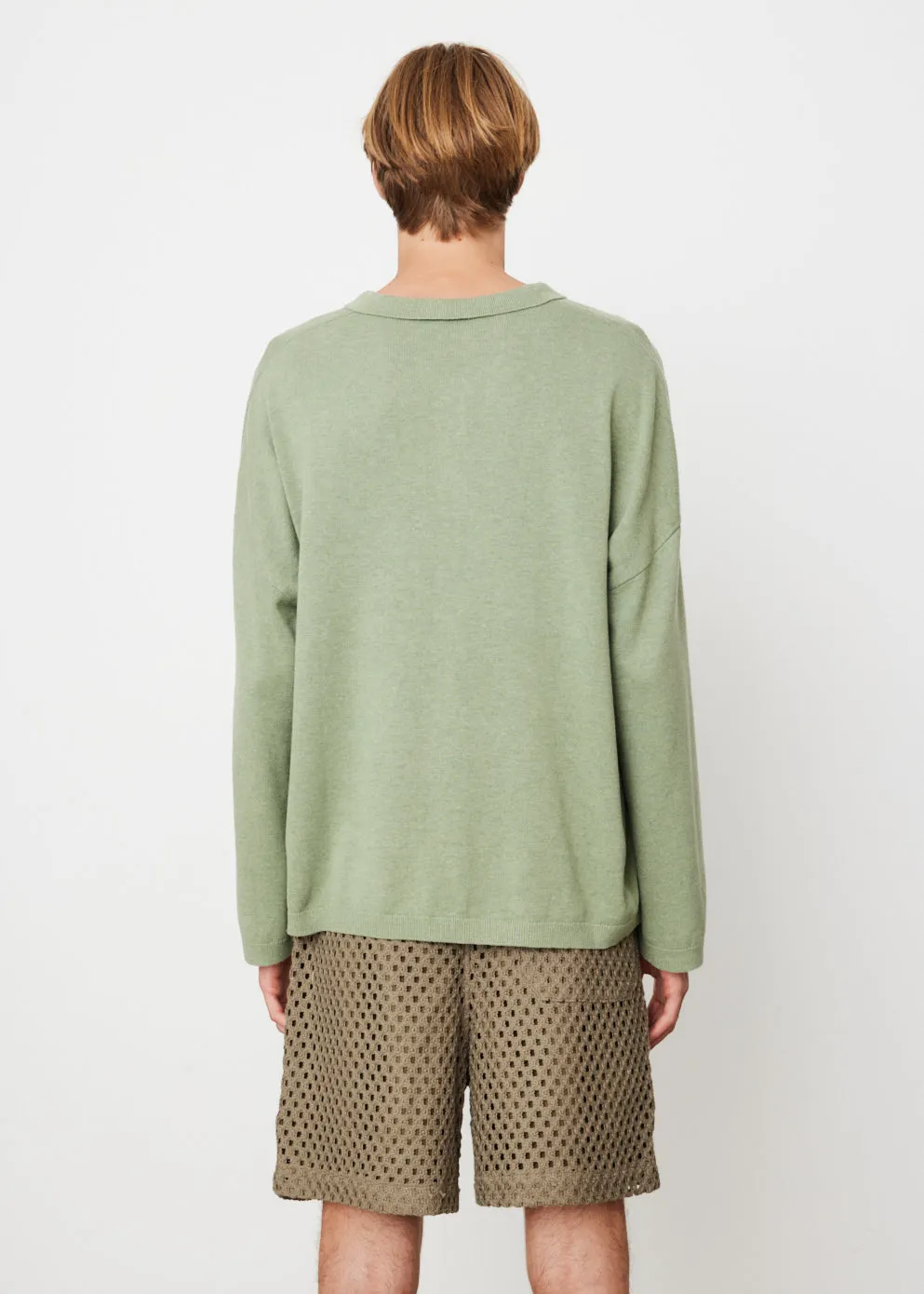 Relaxed Knit Polo