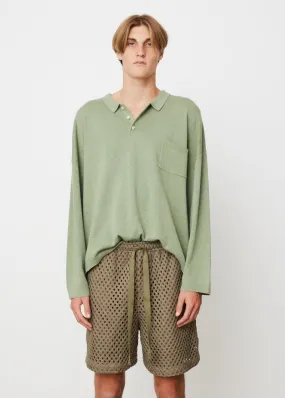 Relaxed Knit Polo