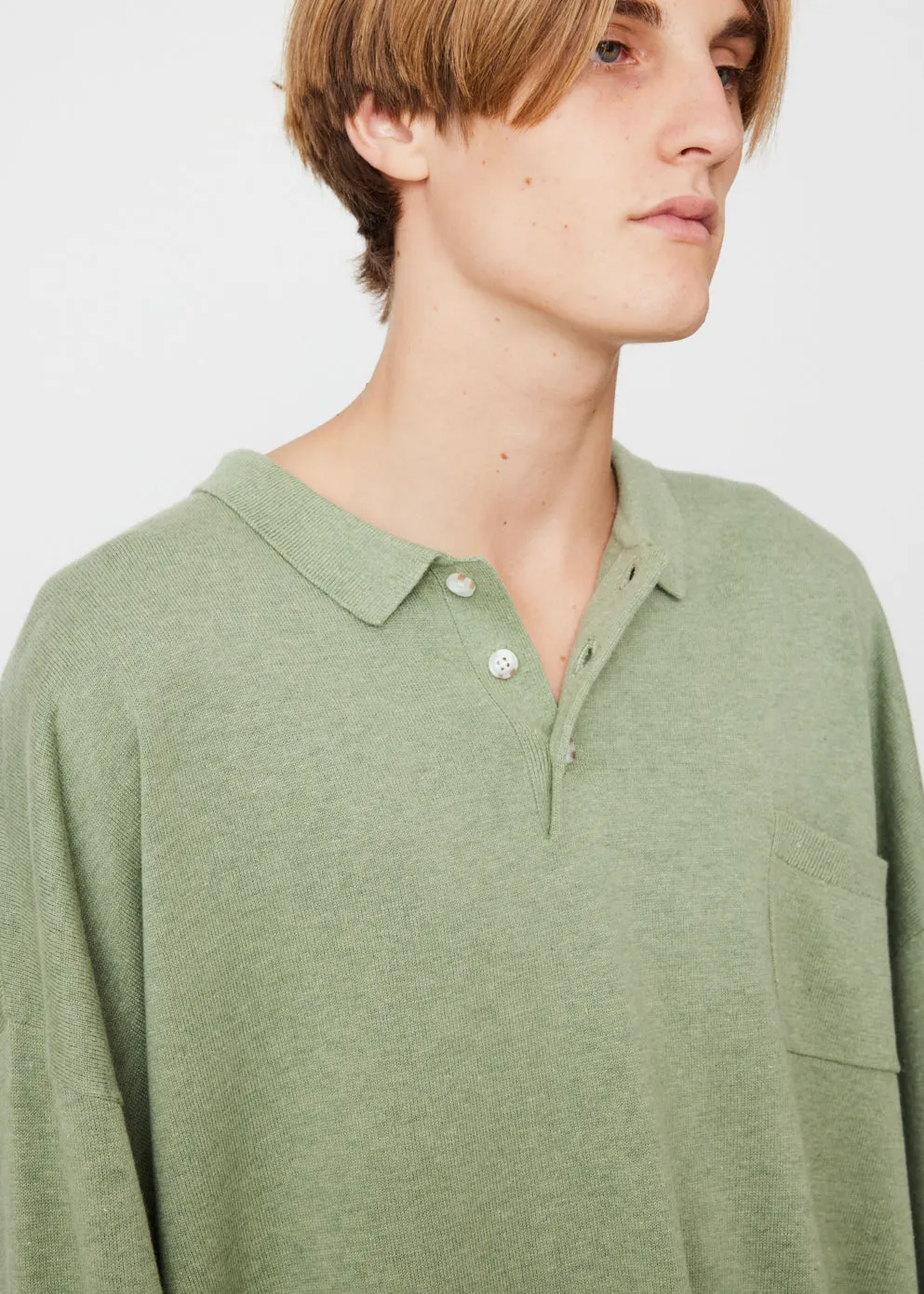 Relaxed Knit Polo