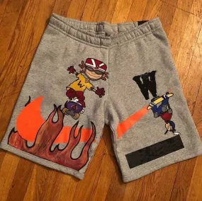 Retro casual sports short shorts