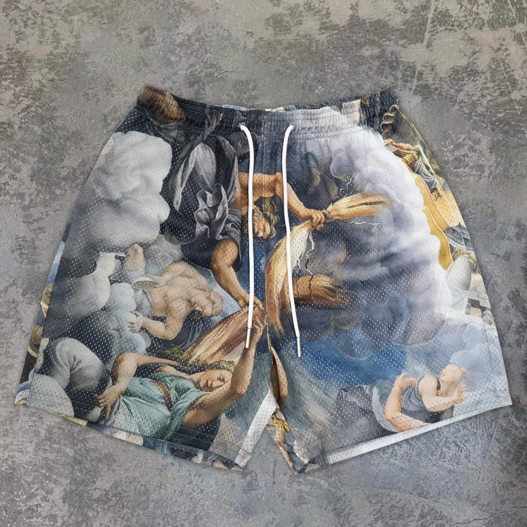 Retro Casual Street Sports Shorts