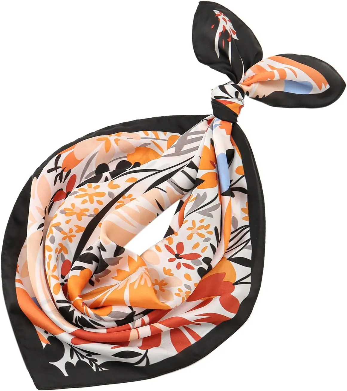RIIQIICHY Women Head Hair Scarf Like Satin Silk Scarf Sleeping Hair Wrapping Night 27.5"