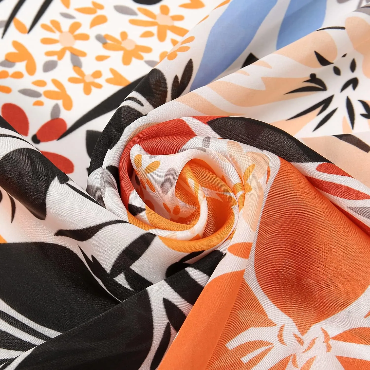RIIQIICHY Women Head Hair Scarf Like Satin Silk Scarf Sleeping Hair Wrapping Night 27.5"