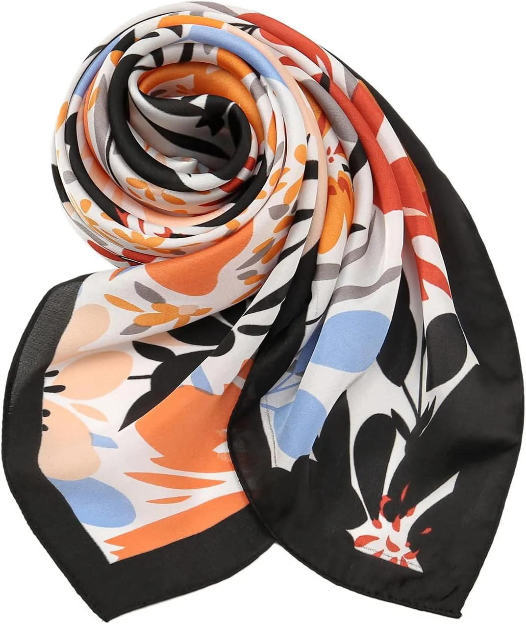 RIIQIICHY Women Head Hair Scarf Like Satin Silk Scarf Sleeping Hair Wrapping Night 27.5"