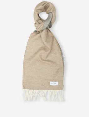 Solid Cashmere Scarf Beige