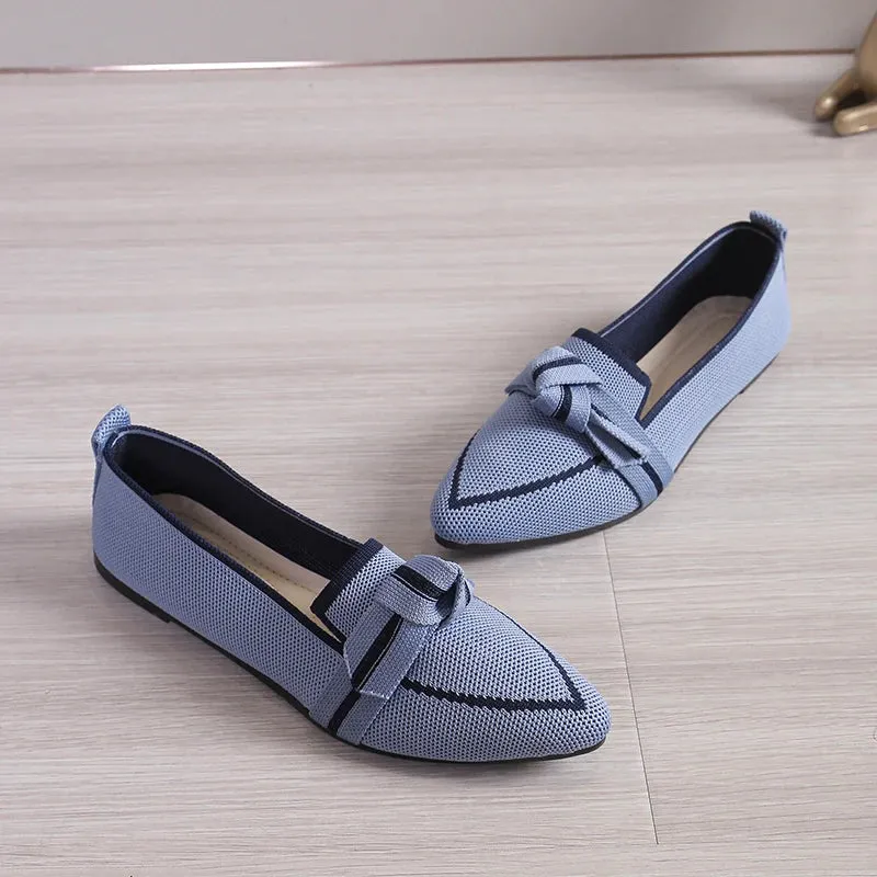 Stylish Pointed Toe Ballet Flats