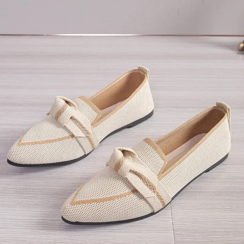 Stylish Pointed Toe Ballet Flats